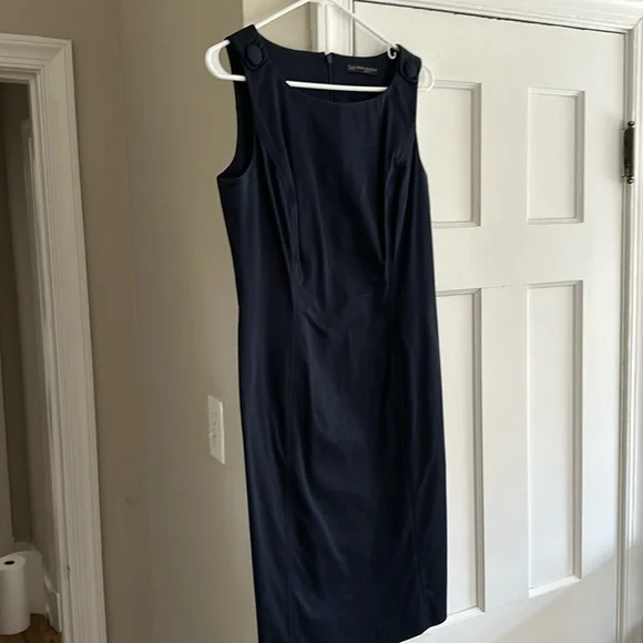 Brooks Brothers | Dresses | Navy Blue Brooks Brothers Sheath Dress |  Poshmark